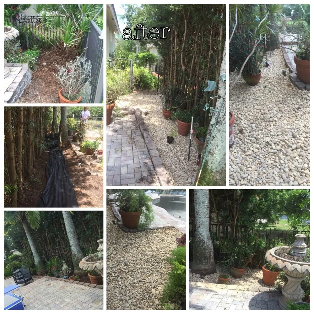 Expert garden landscaping for beautiful yards in Miramar, FL by LCM Landscaping