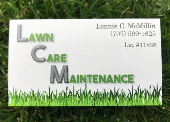 LCM: Lawn Care Maintenance Logo