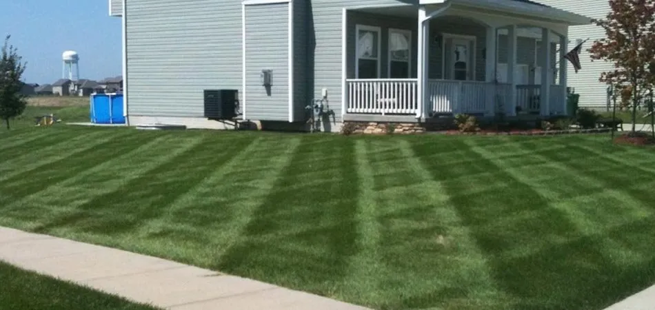 Trusted lawn mowing service in Machesney Park, IL by LCU Properties