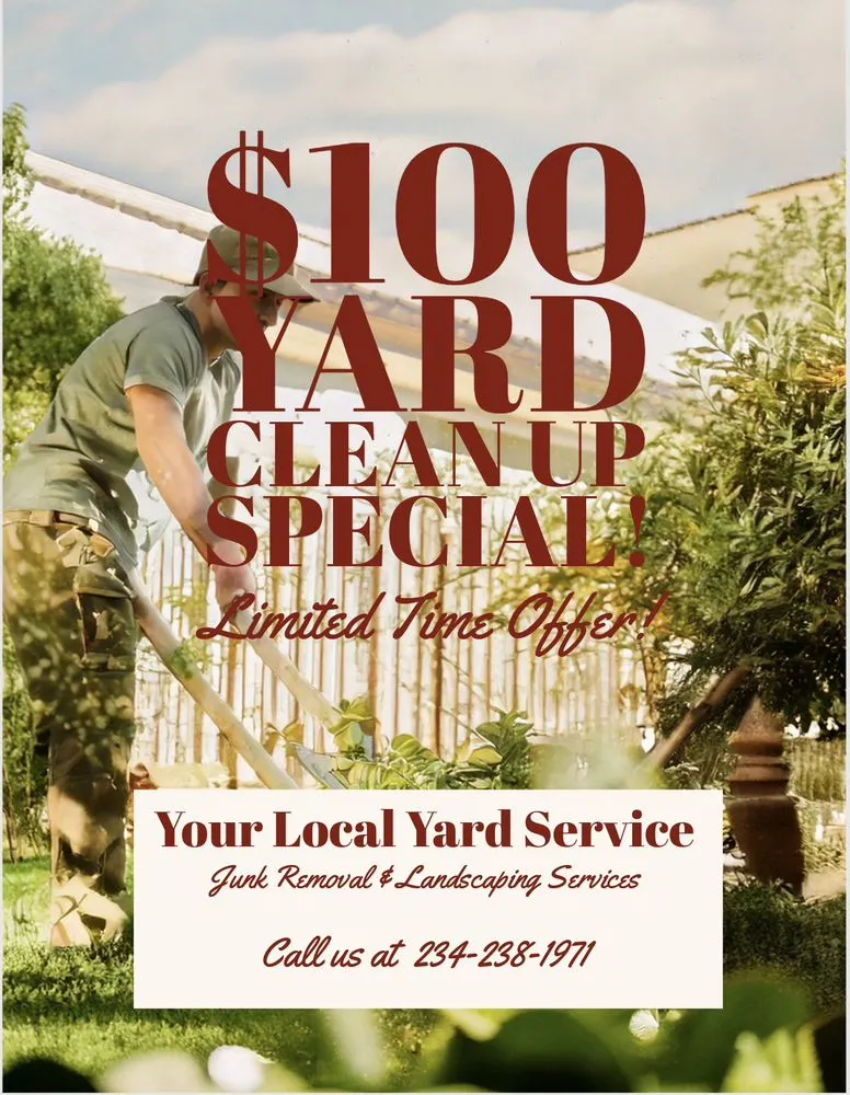 Professional yard maintenance in Canton, OH by LD Hauling Removal And More