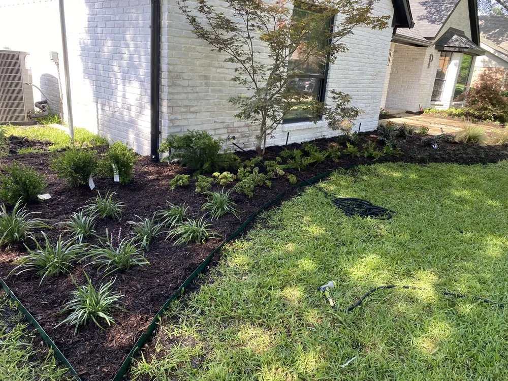 Affordable lawn mowing service for year-round maintenance across Haltom City, TX - LDD Construction