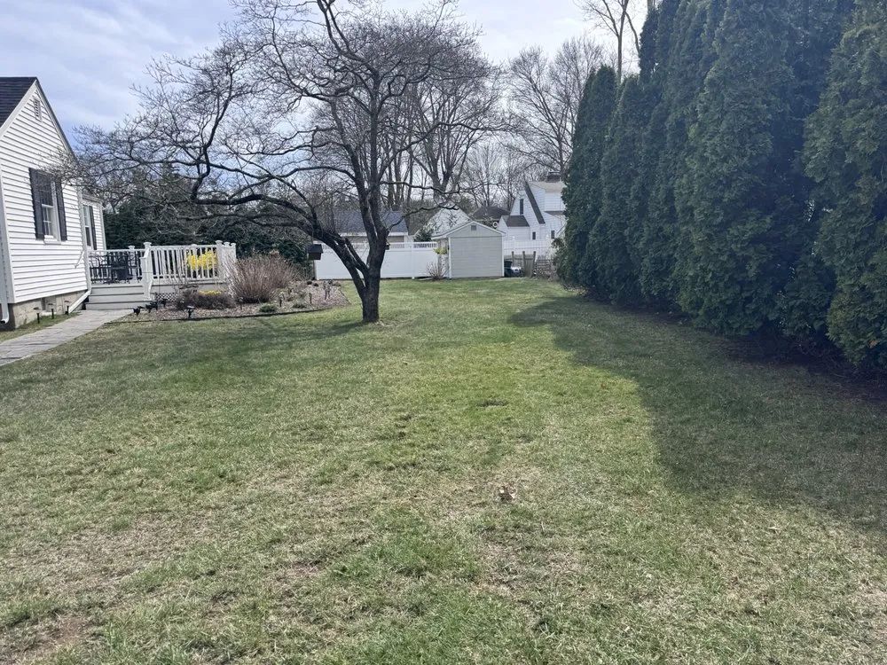Custom landscape installation for beautiful yards in Riverside, RI by LD's Lawn Service