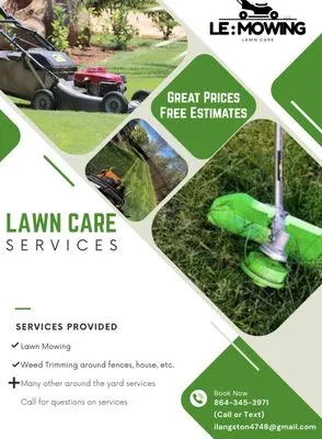 LE Mowing Logo