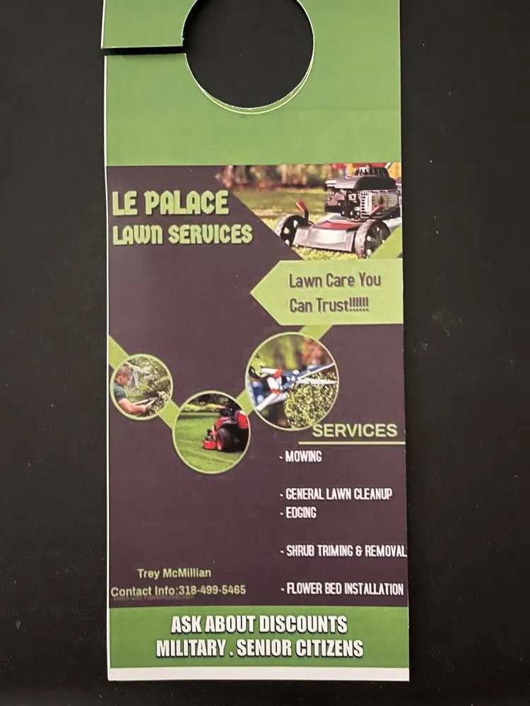 Reliable landscape design in Monroe, LA - Le Palace Lawn Services