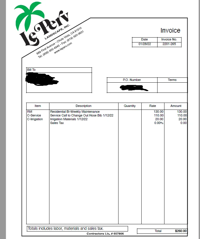 Affordable landscape installation in San Diego, CA by Le Perv Landscape