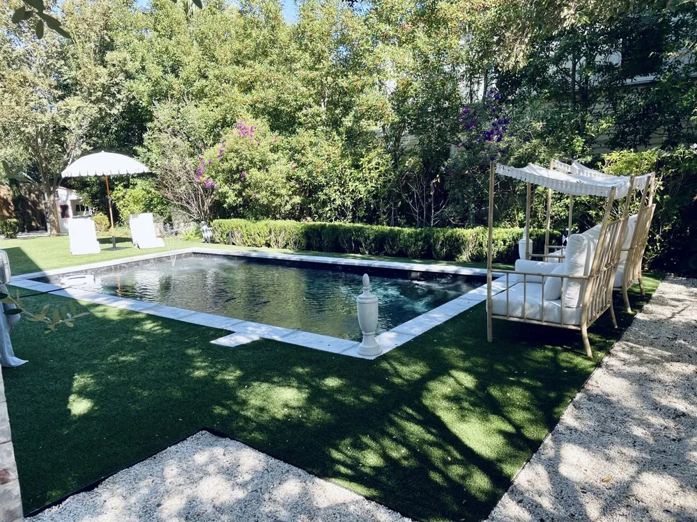 Custom landscape installation for beautiful yards in Pensacola, FL by Le-Scape Landscape Design