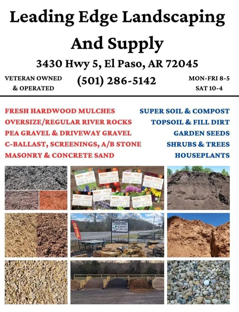Custom landscaping services for homes in El Paso, AR by Leading Edge Landscaping And Supply