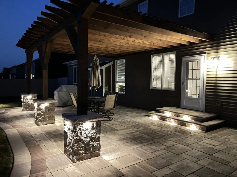 Local garden landscaping for residential properties in Cedar Lake, IN by Leading Edge Landscaping