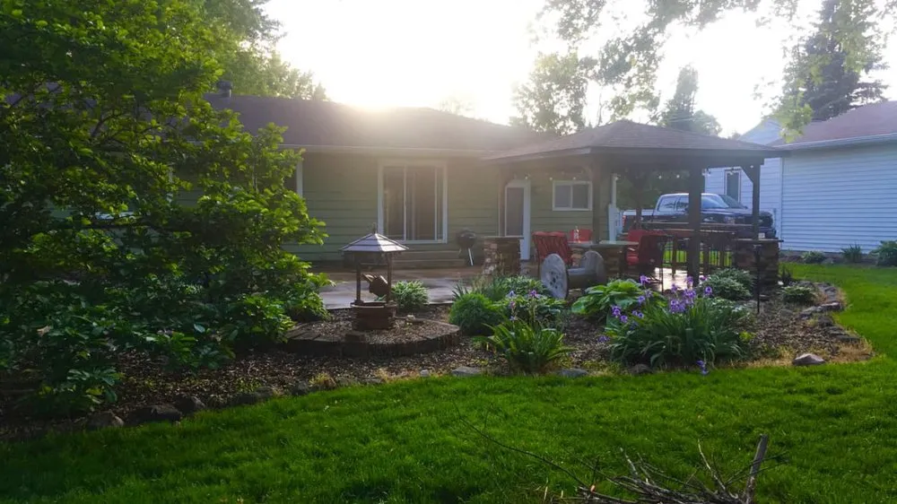 Local landscape design for homes in Cadott, WI by Leading Edge Lawn Care