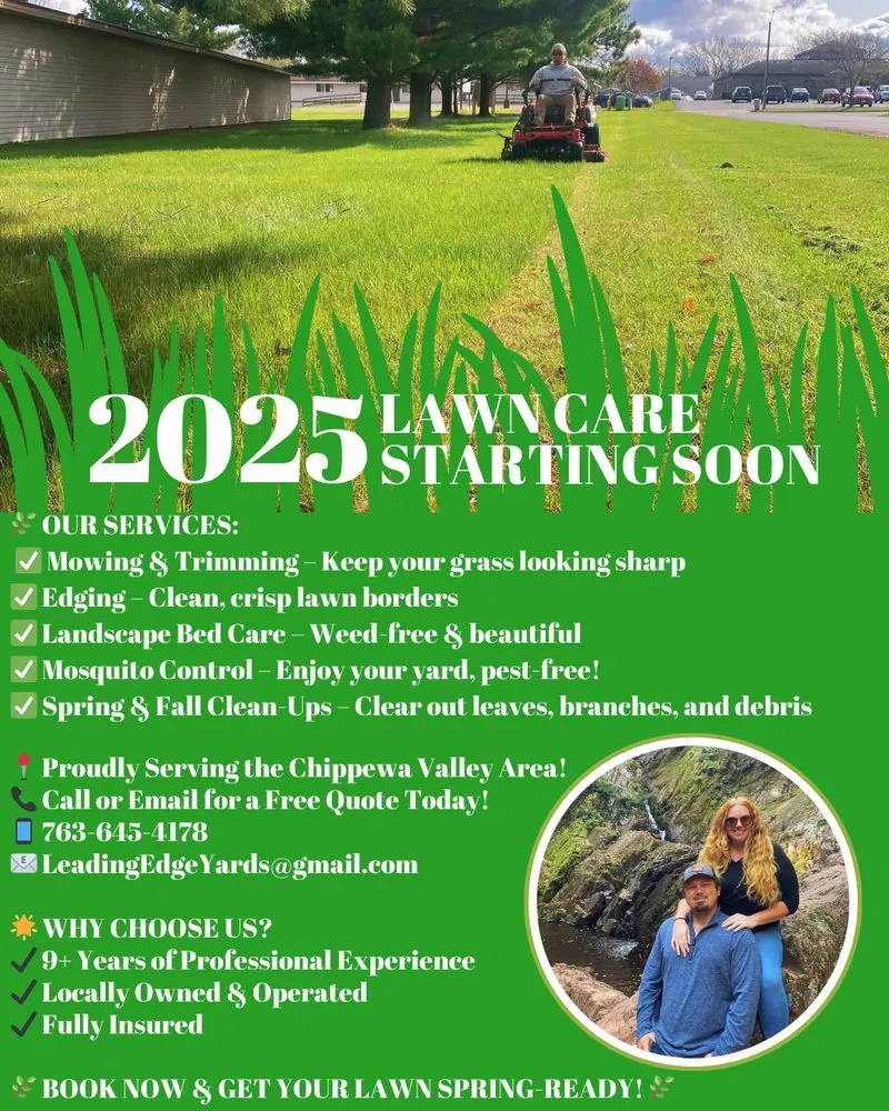 Custom residential landscaping near you across Cadott, WI - Leading Edge Lawn Care