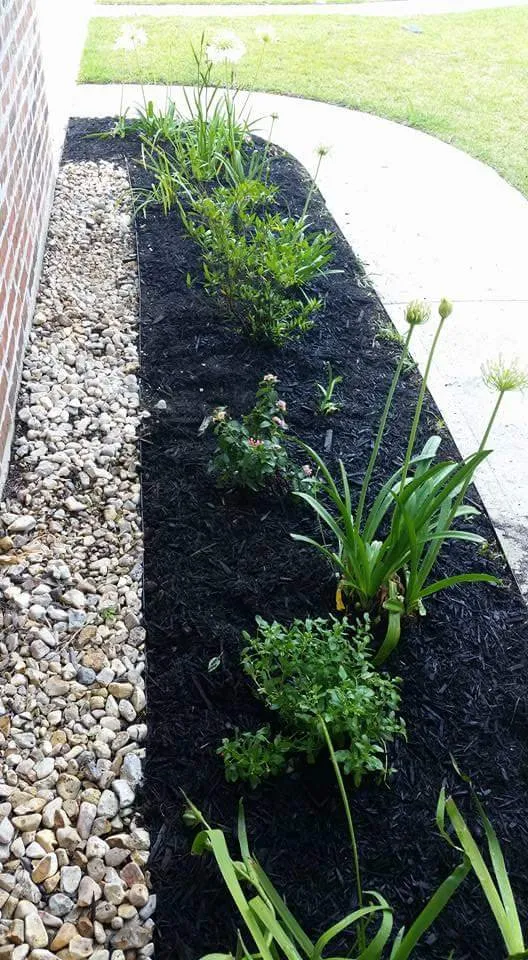 Local garden landscaping in New Iberia, LA by Leading Edge Lawn Care