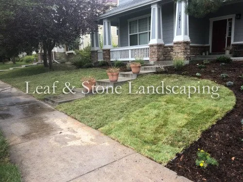Custom residential landscaping in Colorado Springs, CO by Leaf & Stone landscaping