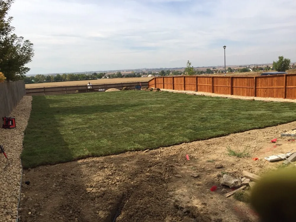 Professional lawn mowing service with custom design across Thornton, CO - Leaf & Stone Landscaping