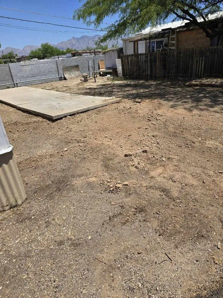 Affordable lawn care service for residential properties in Tucson, AZ by Leaf and Hammer