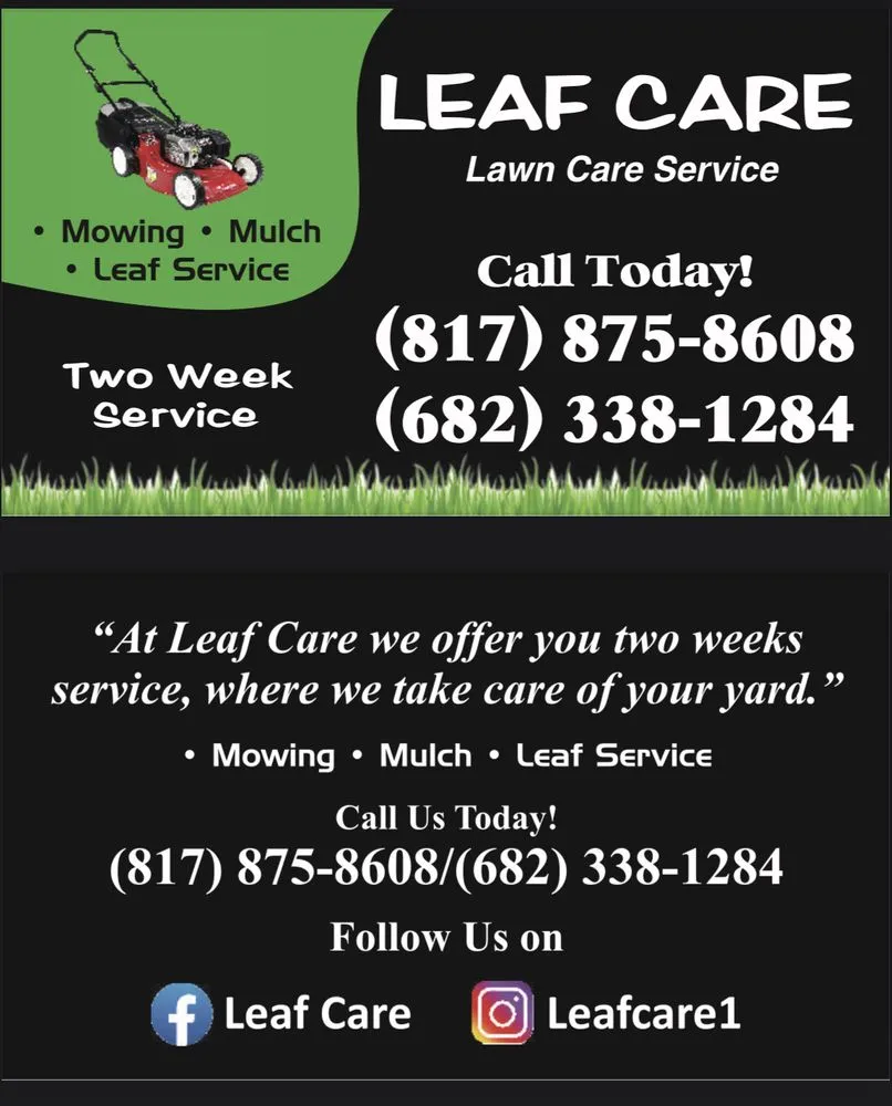 Top-rated yard maintenance experts serving Fort Worth, TX - Leaf Care