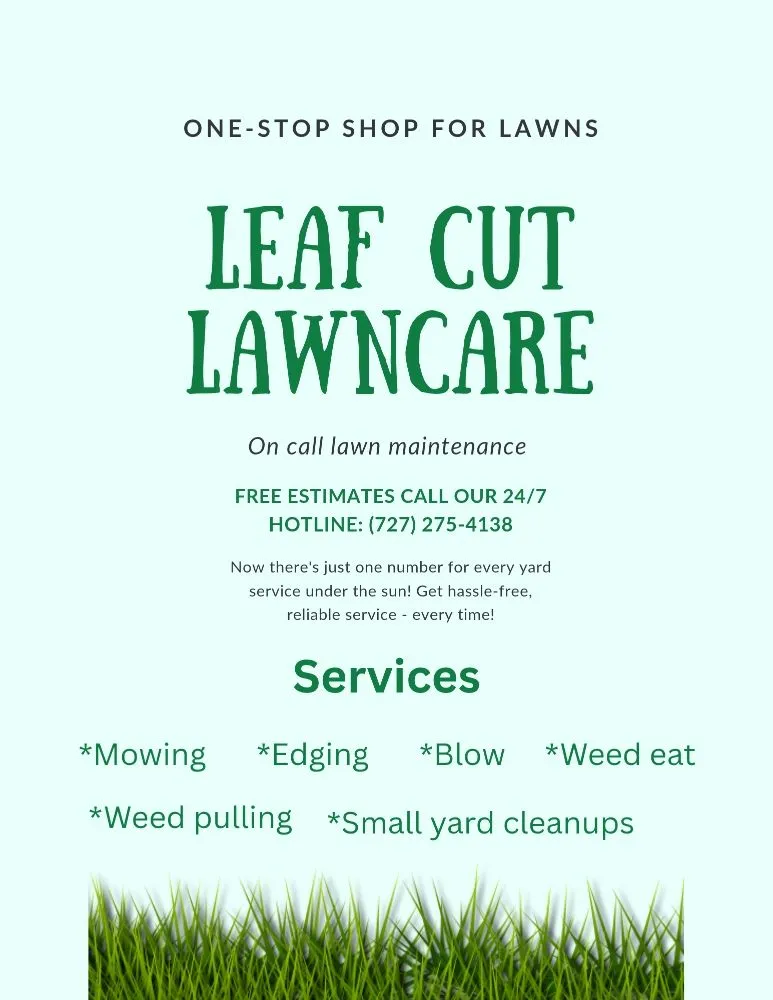 Professional yard cleanup service for residential properties in Largo, FL by Leaf Cut Lawn Care