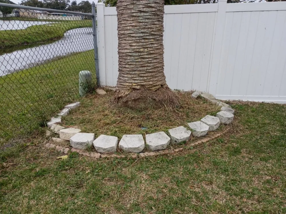 Professional garden landscaping with custom design in Largo, FL by Leaf Cut Lawn Care