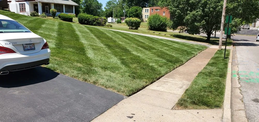 Affordable residential landscaping with custom design in St. Louis, MO by Leaf Free Lawn Care