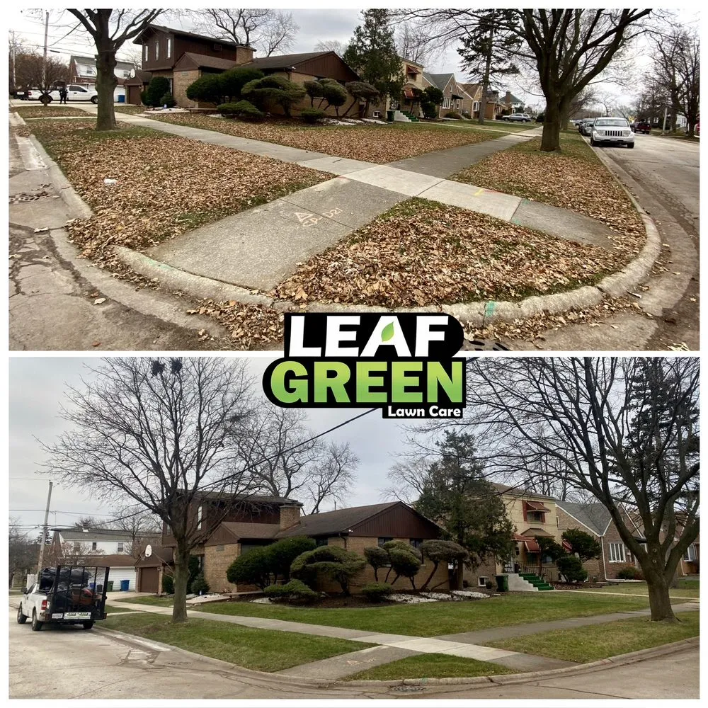 Affordable landscape installation for residential properties in Chicago, IL by Leaf Green Lawn Care