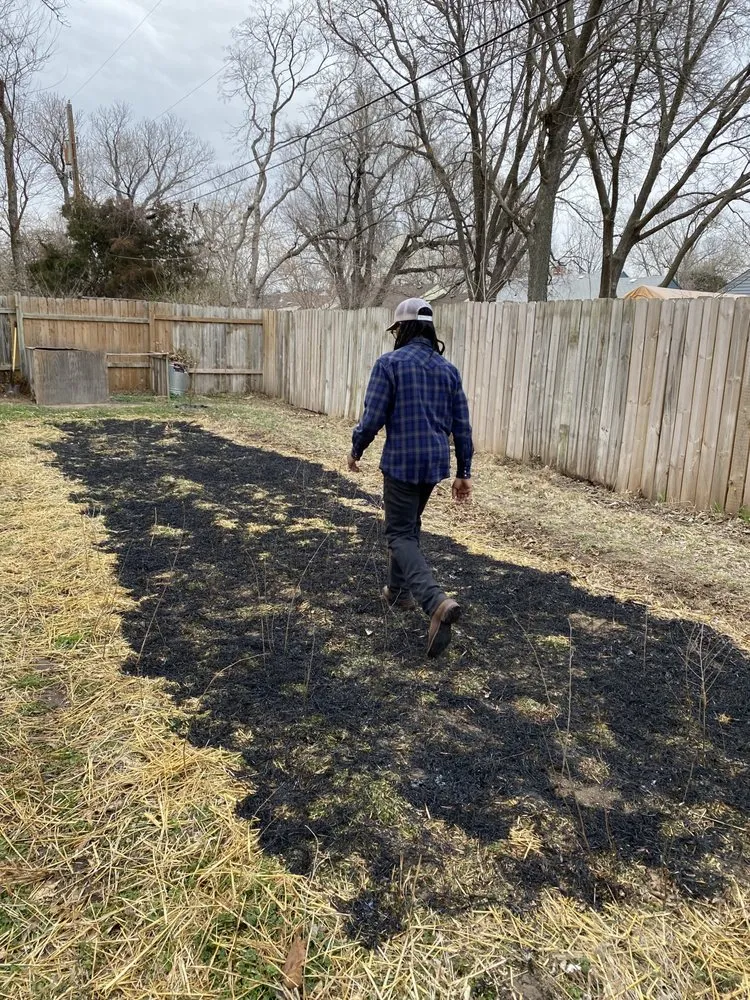 Custom outdoor landscaping with custom design in Wichita, KS by Leaf It Be