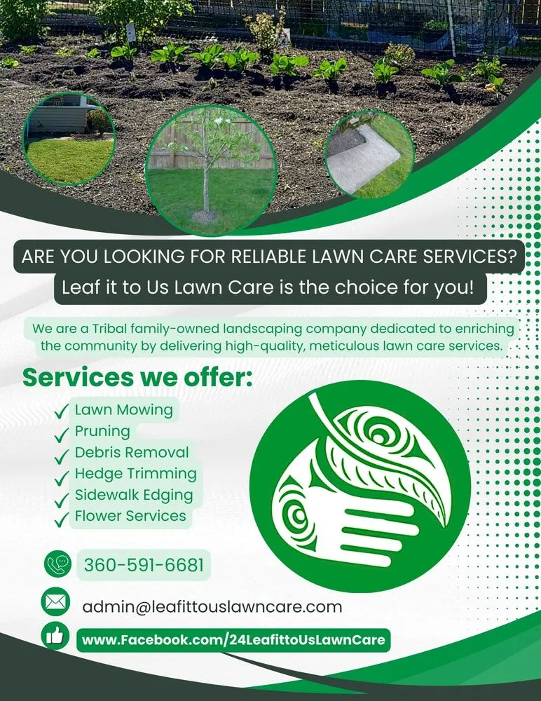 Affordable yard cleanup service experts serving Centralia, WA - Leaf It To Us Lawncare