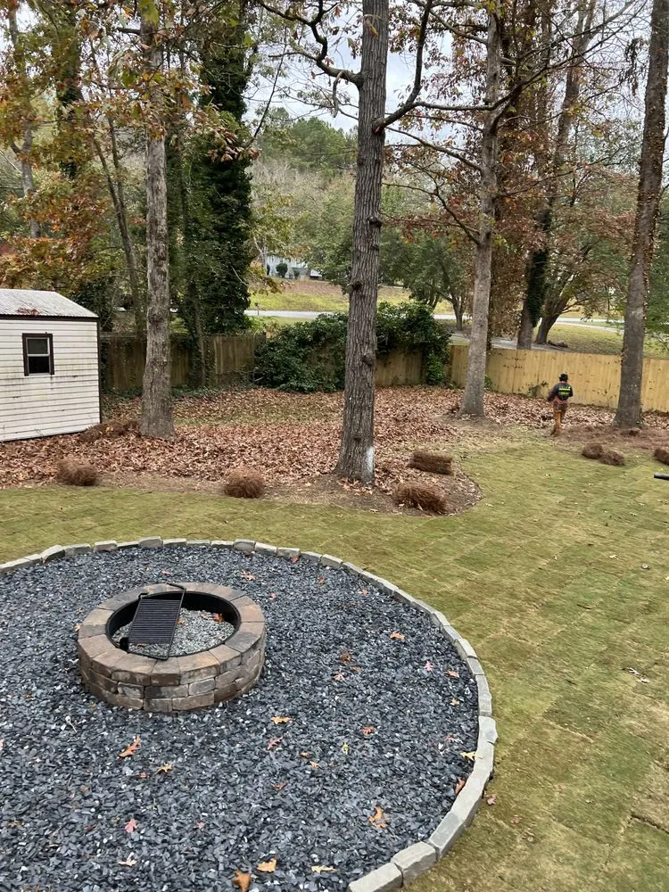 Affordable lawn mowing service in Dallas, GA by LEAF Landscaping