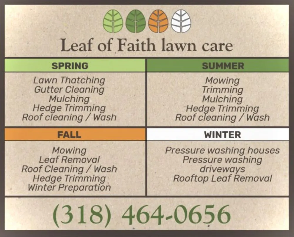 Affordable landscape design in Shreveport, LA by Leaf Of Faith lawn care