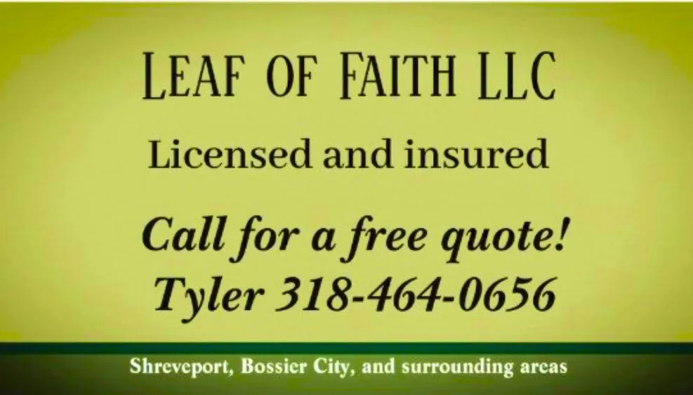Custom lawn care service for homes in Shreveport, LA by Leaf Of Faith lawn care