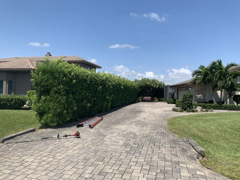 Professional garden landscaping in Titusville, FL by LEAF SHARK Landscape Services of Brevard