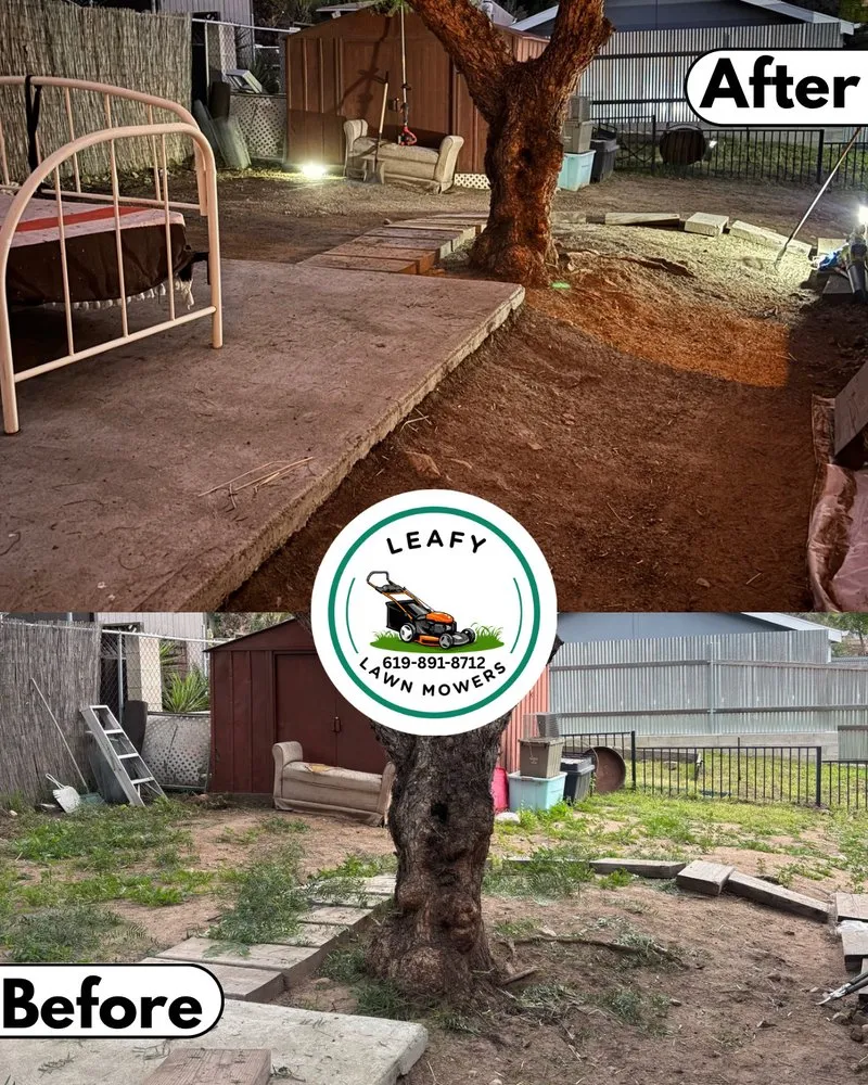 Local outdoor landscaping experts serving El Cajon, CA - Leafy Lawn Mower