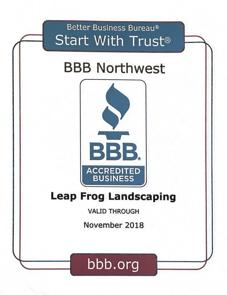 Local yard maintenance experts serving Olympia, WA - LeapFrog Landscaping
