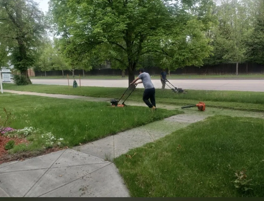 Custom outdoor landscaping in Denver, CO by Leaves Landscaping