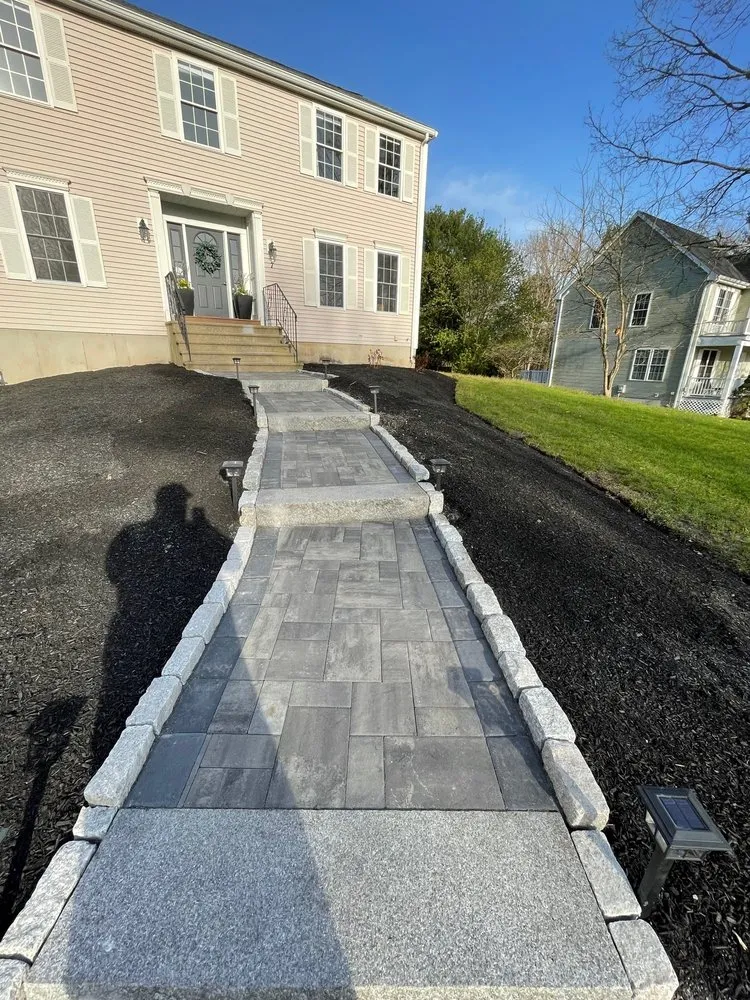 Affordable yard cleanup service with custom design across Milford, MA - Leaves Landscaping