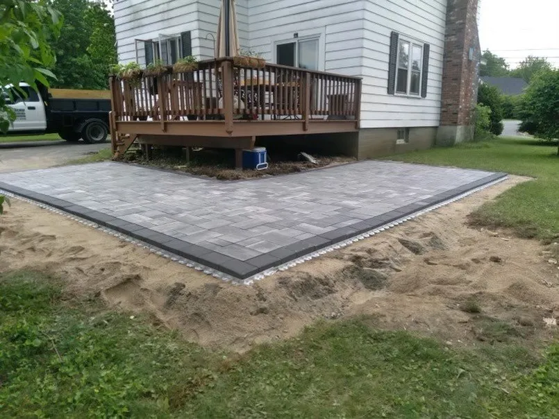 Reliable landscape installation with custom design in Hinsdale, MA by LeBeau Business Group