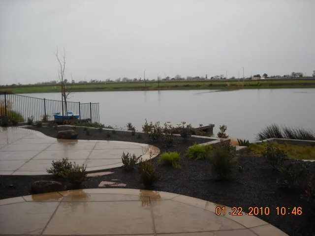 Custom garden landscaping with custom design in Brentwood, CA by Lebec