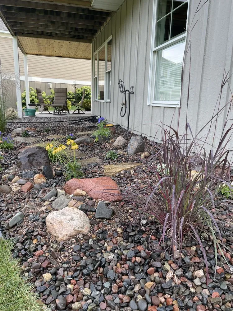 Custom yard maintenance in Hugo, MN by LebenScape Designs