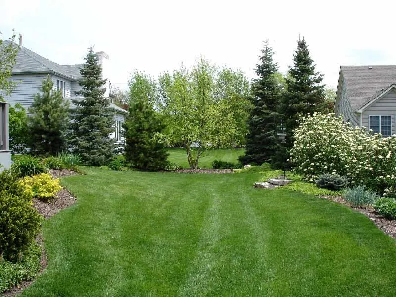 Custom landscape design in Palatine, IL by Leder Landscape