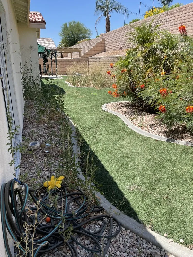 Local landscape installation for homes in Coachella, CA by Ledezma's Gardening