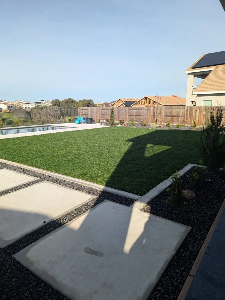Custom lawn mowing service in Rocklin, CA by Ledgestone Landscapes