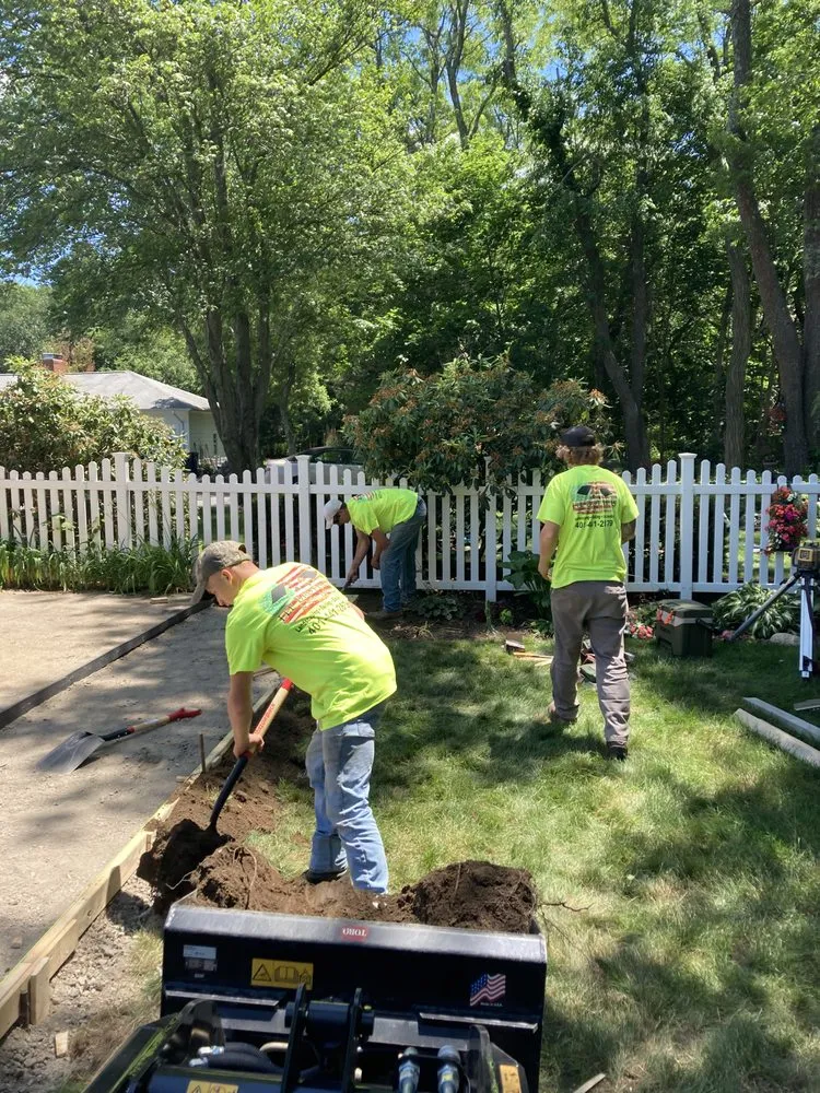 Local garden landscaping with custom design in Foster, RI by Lee Brothers & Sons
