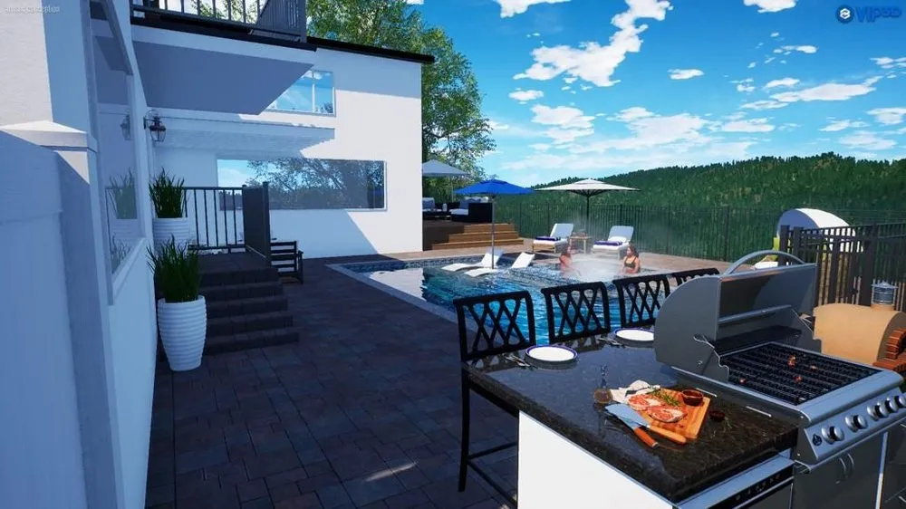 Professional garden landscaping in Van Nuys, CA by Lee Innovative Design