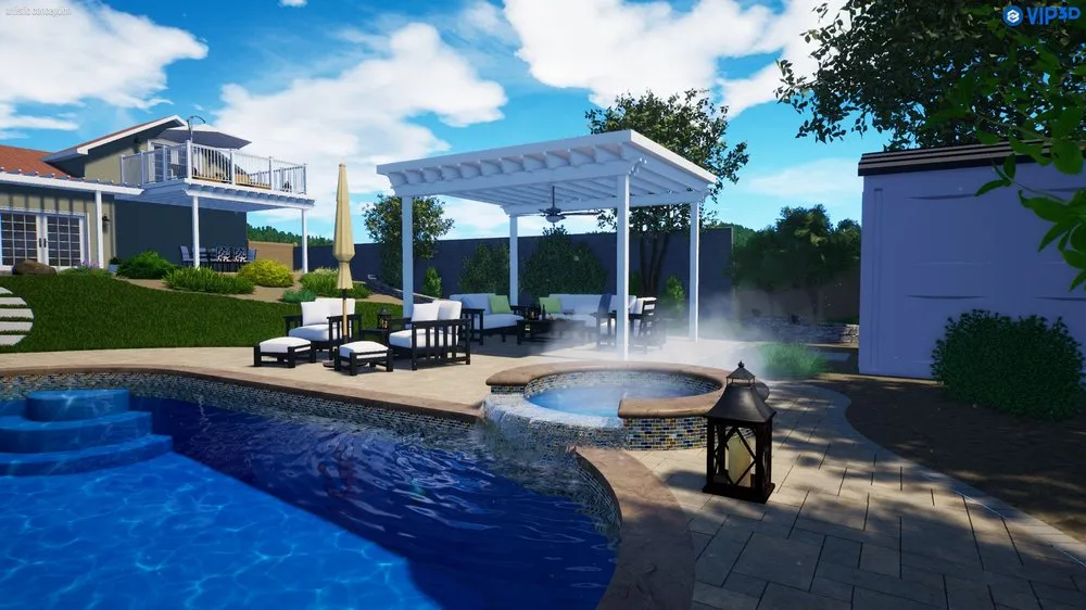 Professional garden landscaping in Van Nuys, CA by Lee Innovative Design