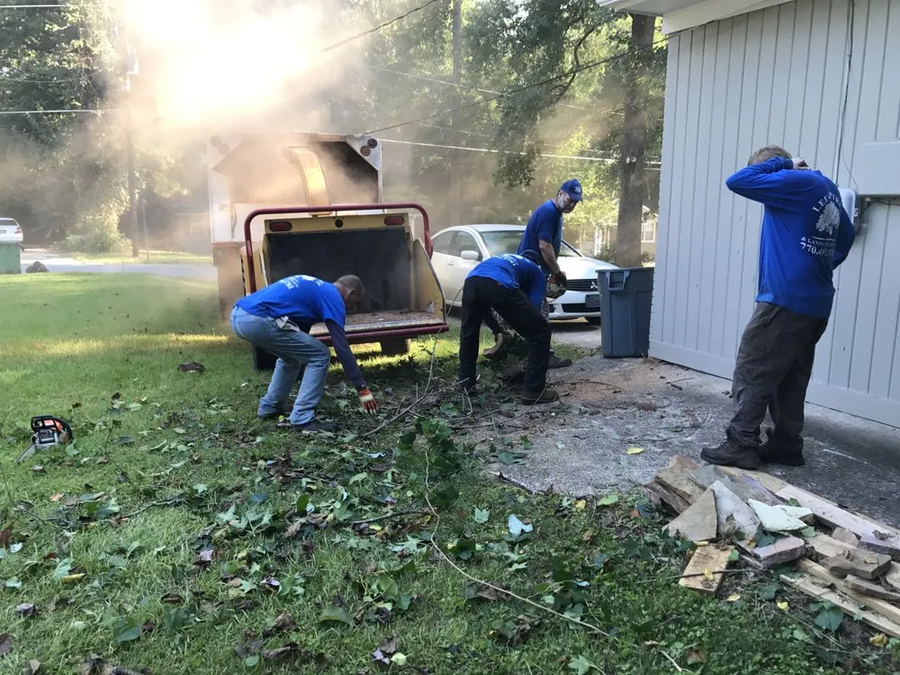 Custom garden landscaping in Tucker, GA - Lee Jr Tree & Landscaping