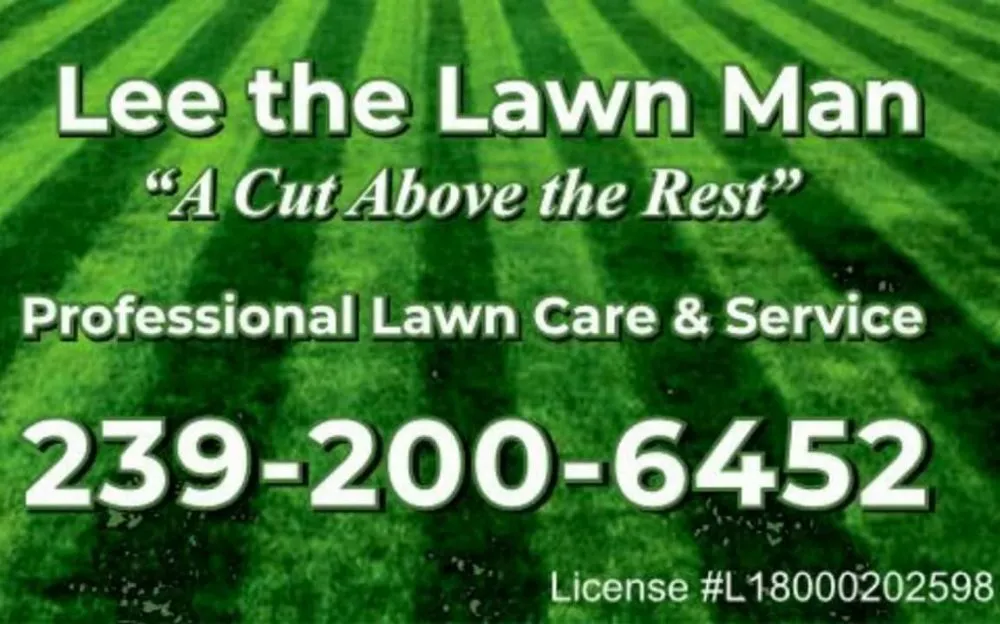 Professional landscape installation in Naples, FL - Lee The Lawn Man