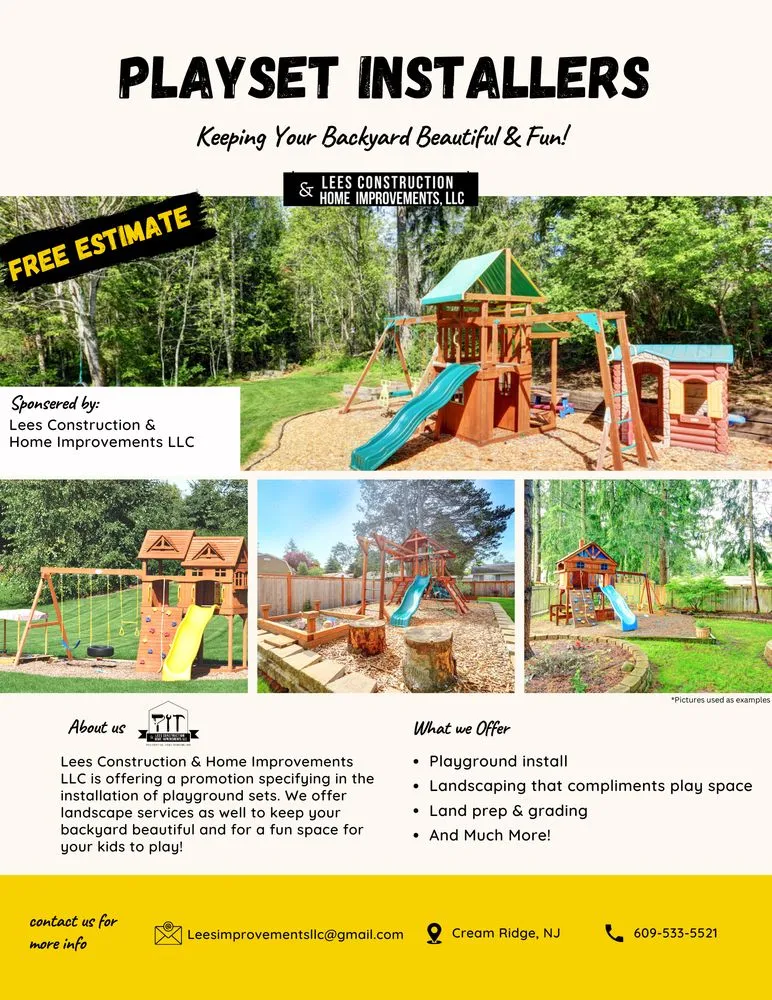 Local landscape design experts serving Cream Ridge, NJ - Lees Construction & Home Improvements