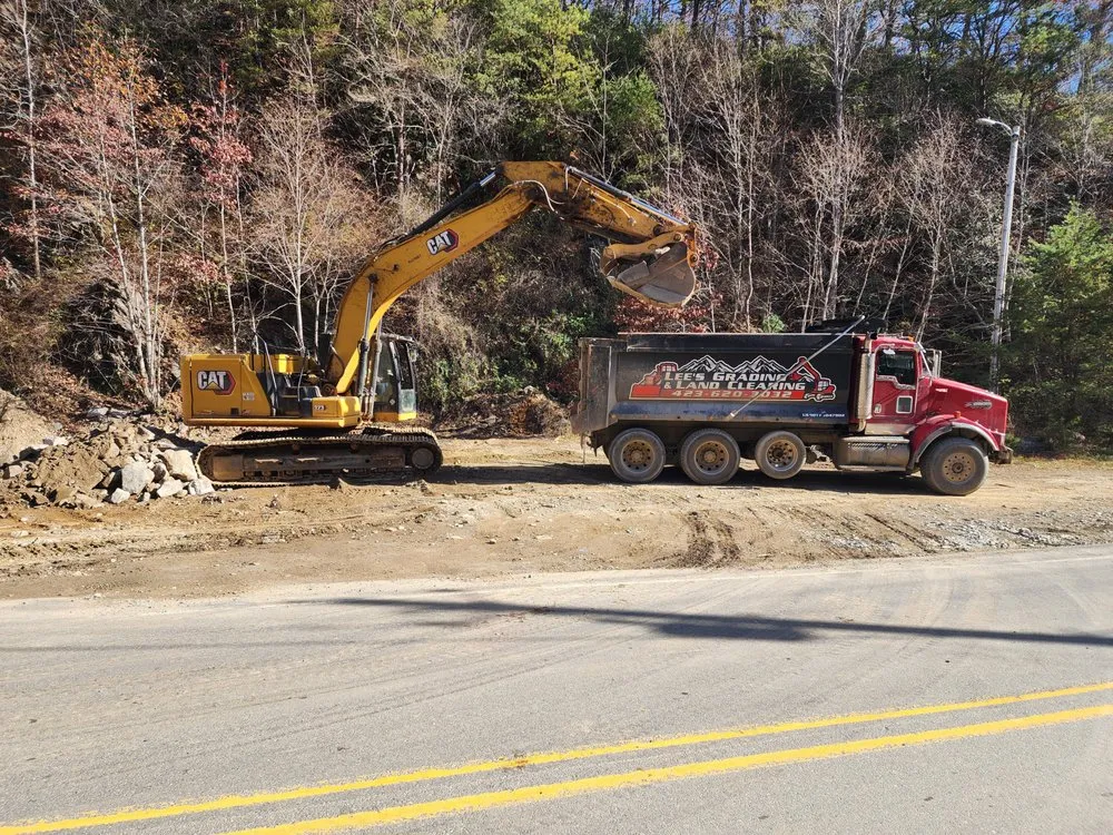 Custom landscaping services in Greeneville, TN by Lee’s Grading & Land Clearing