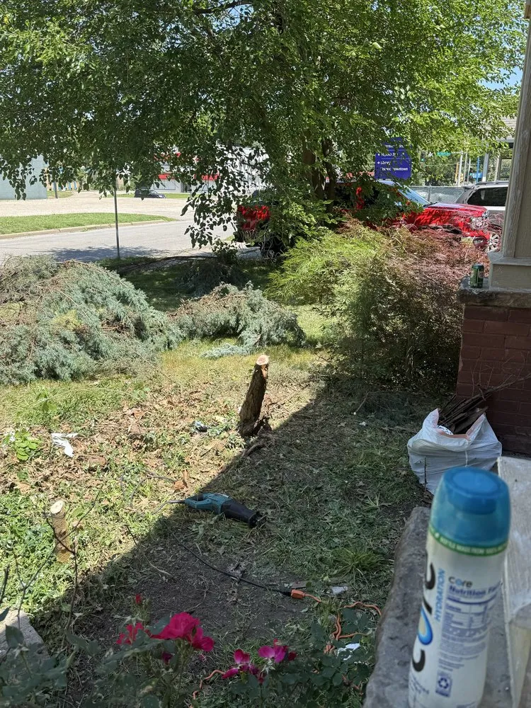 Affordable residential landscaping in Topeka, KS by Lees Junk Removal and Lawn Maintenance