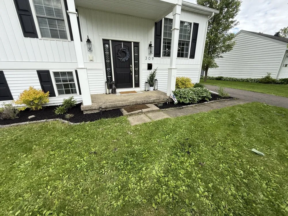 Local landscape installation in Corning, NY by Lees Landscaping & Outdoor services