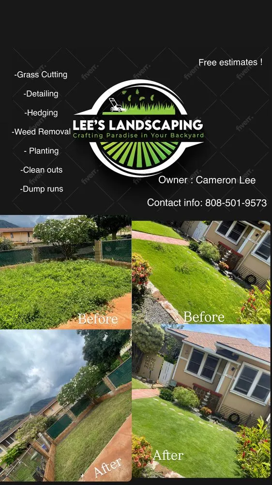 Affordable yard cleanup service in Kaneohe, HI - Lee’s Landscaping