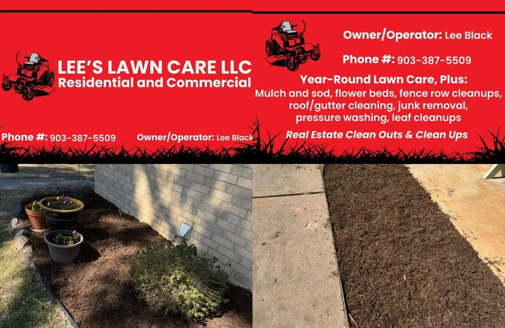 Affordable yard cleanup service experts serving Gilmer, TX - Lee's Lawn Care